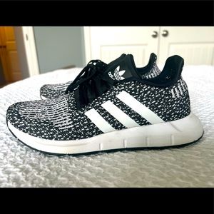 Womens adidas running shoes. Only lightly worn as they were too small for me.